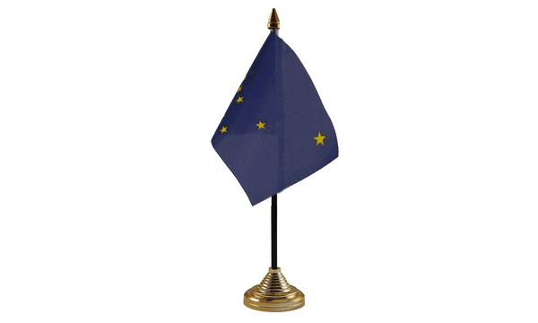 Alaska Table Flags